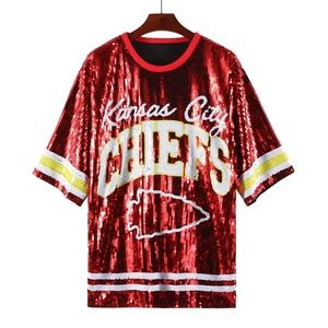 Kansas City Chiefs GAMEDAY Sparkly Sequin Tunic Dress